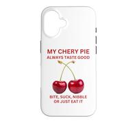 Cerises Ma Tarte à la crème aux Cerises a Toujours Bon goût et drôle Coque pour iPhone 16