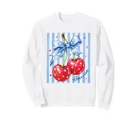 Cerises patriotiques Amérique Arc 4 Juillet Art d'été Sweatshirt