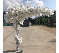 Cerisier artificiel en fleurs, magnifique plante décorative d'intérieur ou d'extérieur pour la maison, le bureau, la fête, la décoration de mariage