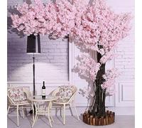 Cerisier artificiel fait à la main pour décoration intérieure et extérieure, parfait pour les mariages, les fêtes, les jardins et les bureaux, 1,8 m x 1,5 m