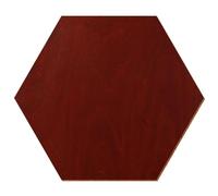 Cerisier hexagonal en bois laqué des deux côtés - 3 à 50 cm - En contreplaqué de bouleau de 3 mm - Disponible individuellement ou en kit - Dimensions : 15 cm - Lot de 100 pièces