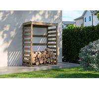 CERLAND Abri bûches en Bois Columbus L - 173 x 120 x 82,1 cm