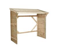 Cerland Abri Range-Bûches en Bois Traité 3 Stères Memphis 221x115x203cm - 503259