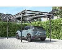 Cerland Carport autoportant en aluminium et polycarbonate 15 m² - Lola - 4931