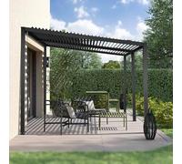 CERLAND Pergola en Aluminium bioclimatique Sun - 12 m² - L400 x l310 x H253 cm