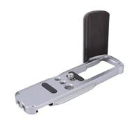 Cerlingwee Support de Caméra en L, Plaque à Dégagement Rapide en Aluminium Robuste pour X 100VI, Fonctionnement sans Obstruction pour Les Amateurs de Photographie (Silver)