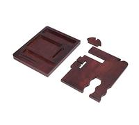 Cerlyiont Base DE TÉLÉPHONE Mobile en Bois Montre Lunettes CLÉ Multifonctionnel Support DE Rangement DE Bureau pour Salon Salle D'ÉTUDE