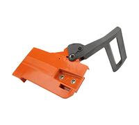 Cerlyiont Ensemble de Poitrine de chaîne de tronçonneuse Matière ABS Durable Matière de Couverture d'embrayage Poignée de Frein 503498103 Remplacement 55 51 50 tronçonneuse