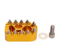 Cerlyiont Motorcycle Gear Shifter Peg Anti Slip Golden Shift Lever Lever Repotest Peg pour Touring Softail Chopper Bobber Riding