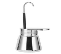 Cerlyiont Pot à moka à bec unique, cafetière en acier inoxydable, tasse à café portable pour camping en plein air, percolateur italien, machine à café greca moka pour la maison et le bureau (200ml)