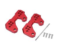 Cerlyiont Repose-pieds arrière réglables pour moto, base de montage de remplacement, alliage d'aluminium T6061 haute résistance, fabrication soignée, YZF R3 R25 MT25 MT03 (Rouge)