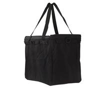 Cerlyiont Sac de Rangement pour Outils de Gril, Support Pliable pour ustensiles de Gril de Grande capacité, Sac de Transport d'accessoires de hayon Multifonctionnel pour la Plage, la (Noir)