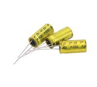Cermant Lot de 10 condensateurs électrolytiques non polarisés 47 uF 100 V 10 x 20 mm NP pour tweeter audio séparateur de fréquence