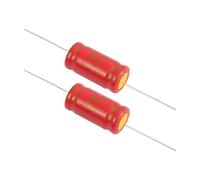 Cermant Lot de 2 condensateurs croisés électrolytiques non polarisés 100 V 100 UF (10 x 20 mm)