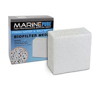 CerMedia MarinePure Bloc Bio-Filtre pour Aquariums Marins et d'eau Douce, 20,3 x 20,3 x 10,2 cm