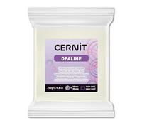 CERNIT CE0880250010C - Pâte polymère Opaline 250g - Blanc -Semi translucide