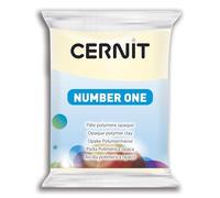 CERNIT CE0900056045C - Un Pain de Pâte Polymère Number one - Pâte à Modeler à Cuire - Couleur champagne - Bloc de 56 g