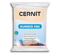 Cernit - Pâte à modeler N°1 - Pâte polymère à cuire - 56 g - Crème (425)