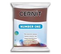 CERNIT CE0900056800 Nummer eins Lehm 56 G, braun, 7 x 5.5 x 1.5 cm Braun 56g
