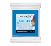 CERNIT CE0900250200C - Pâte polymère Number One 250g - Bleu - Opaque