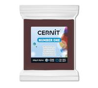 CERNIT CE0900250800C - Pâte polymère Number One 250g - Brun - Opaque