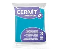 CERNIT CE0920056280C-Pâte polymère Translucent 56g-Bleu -Translucide