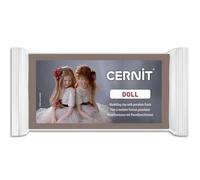 CERNIT CE0950500808C - Un Pain de Pâte Polymère Translucide DOLL - Pâte à Modeler à Cuire - Couleur nougat - Bloc de 500 g