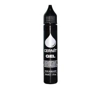 CERNIT CE1500030100C - Un flacon de pâte polymère liquide - Gel 30 ml - Pâte à Modeler à Cuire - Couleur noir
