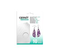 CERNIT CE922C - Un pack de 10 feuilles métallisées - Couleur Argent