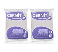 CERNIT CE9256005AMZC - Lot 2 pâtes polymères 56g - Translucide