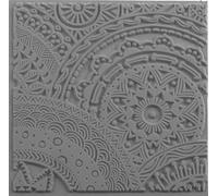 CERNIT CE95017C - Plaque texture 9x9cm - Pâte polymère - Étoiles