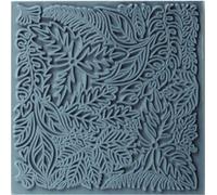 CERNIT CE95022C - Plaque texture 9x9cm - Pâte polymère - Feuilles
