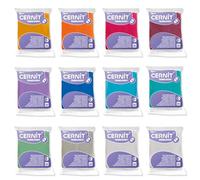 Cernit (une marque Clairefontaine) CE0920012K01C - CERNIT TRANSLUCENT 12 X 56 G PACK ASSORTI