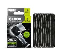 Cerox Active Bandage élastique pour le genou - Bandage extra-résistant, réglable et respirant - Idéal aussi bien pour un usage quotidien que pour la pratique sportive - 1 bandage par paquet - Taille