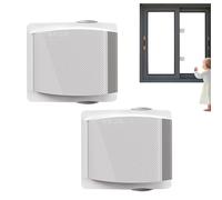 Cerradura de para puerta corredera - Pestillo de para correderas para niños, juego de 2 - Dispositivo de para ventanas y como reemplazo para baño, dormito