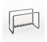 CERROPI 7 Balls Newtons Cradle, Nano Strings, Swing 40s, Pendule de Newton (Acier Inoxydable Cadre)