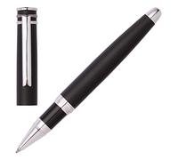 Cerruti 1881 Austin Stylo roller emblématique Encre noire Coffret cadeau Noir diamant