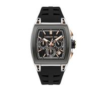Cerruti 1881 - Chronographe Belluno - Quartz Mouvement de Montre - Largeur du boîtier: 53 mm - Acier Inoxydable - Black - 5 ATM