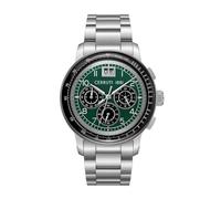 Cerruti 1881 - Chronographe Petroio - Quartz Mouvement de Montre - Largeur du boîtier: 43 mm - Acier Inoxydable - Green - 3 ATM
