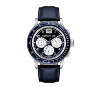 Cerruti 1881 - Chronographe Petroio - Quartz Mouvement de Montre - Largeur du boîtier: 51 mm - Acier Inoxydable - Blue - 5 ATM