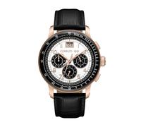 Cerruti 1881 - Chronographe Petroio - Quartz Mouvement de Montre - Largeur du boîtier de Montre: 51 mm - Acier Inoxydable - Rose Gold - Résistance à l'eau: 5 ATM - Garantie de 2 Ans
