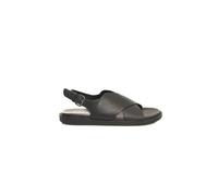Cerruti 1881, Homme, Chaussures, Noir, Taille: 41 EU Sandales en Cuir Tressé avec Boucle Réglable