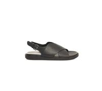 Cerruti 1881, Homme, Chaussures, Noir, Taille: 44 EU Sandales en Cuir Tressé avec Boucle Réglable