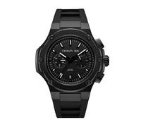 Cerruti 1881 - Montre Duo-Time Lucardo - Quartz Mouvement de Montre - Largeur du boîtier: 55 mm - Acier Inoxydable - Black - 5 ATM