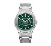 Cerruti 1881 - Montre Fonction Trento - Quartz Mouvement de Montre - Largeur du boîtier: 47 mm - Acier Inoxydable - Green - 5 ATM