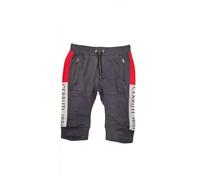 Cerruti 1881 Pantacourt jogging en coton uni Bayeux Bleu Marine Homme XXL