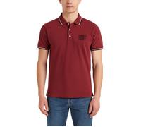 Cerruti 1881 Polo jersey manches courtes col liseré New Guido Bordeaux Homme M
