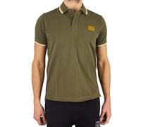 Cerruti 1881 Polo Jersey Manches Courtes col liseré New Guido - L Kaki