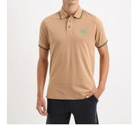 Cerruti 1881 Polo maille piquée manches courtes liseré Padova Beige Homme S