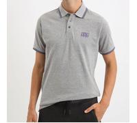 Cerruti 1881 Polo maille piquée manches courtes liseré Padova Gris Homme XXL
